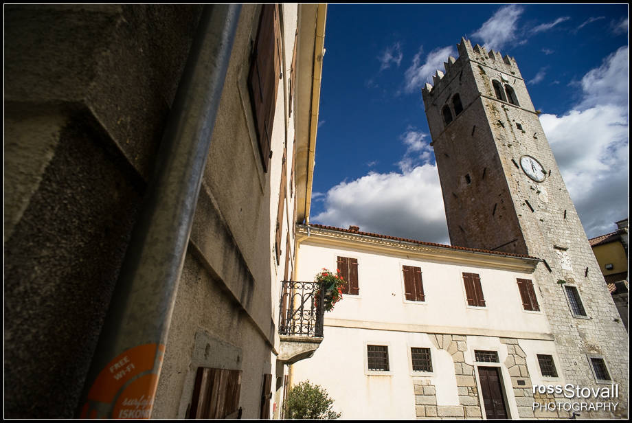 Motovun Istria Croatia bell tower